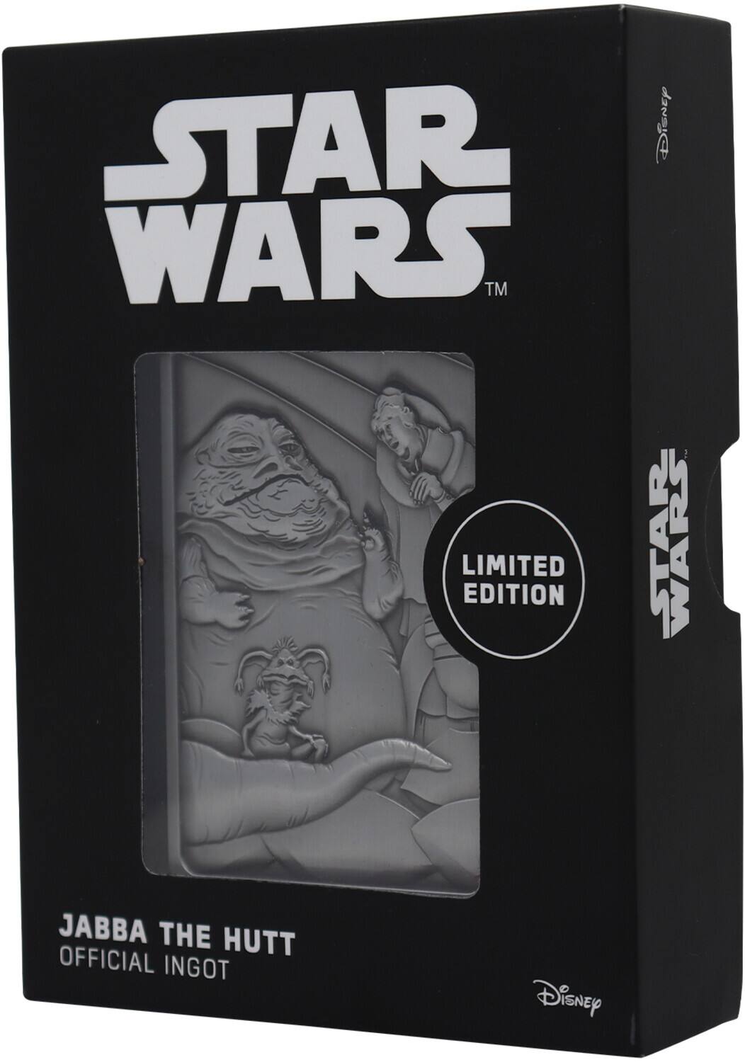 STAR WARS™ LIMITED EDITION  
JABBA THE HUTT  
OFFICIAL INGOT  
Disney