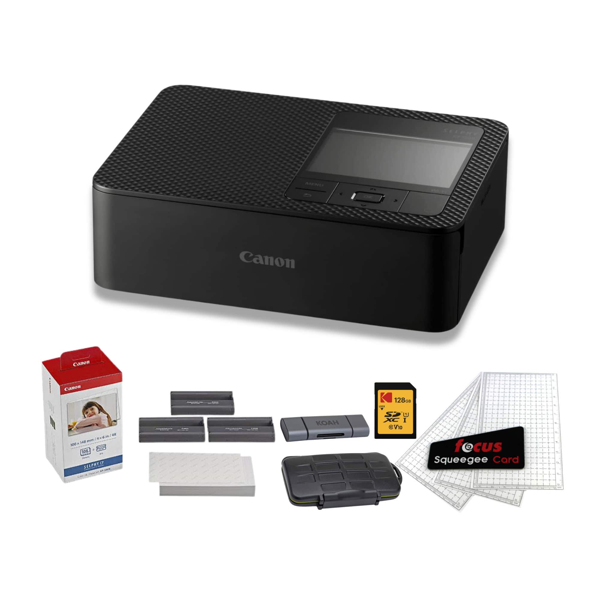 Canon Selphy CP1500 Wireless Photo Printer with Accessories Bundle