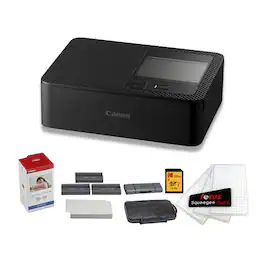 Canon - Selphy CP1500 Wireless Photo Printer with Accessories Bundle - Black