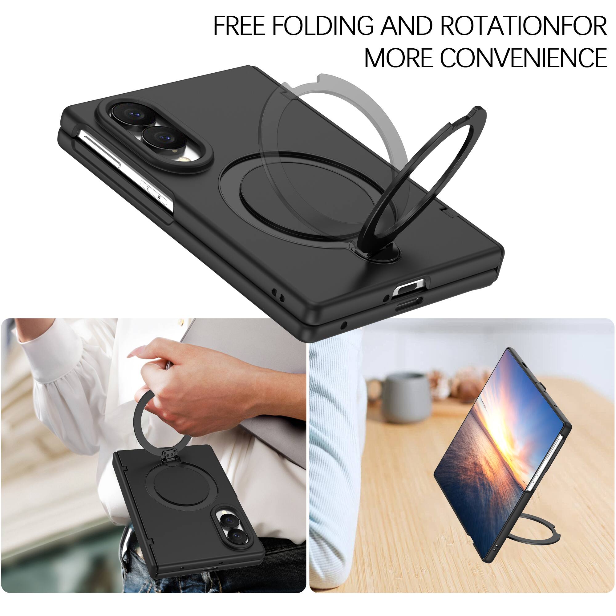 FREE FOLDING AND ROTATION FOR MORE CONVENIENCE