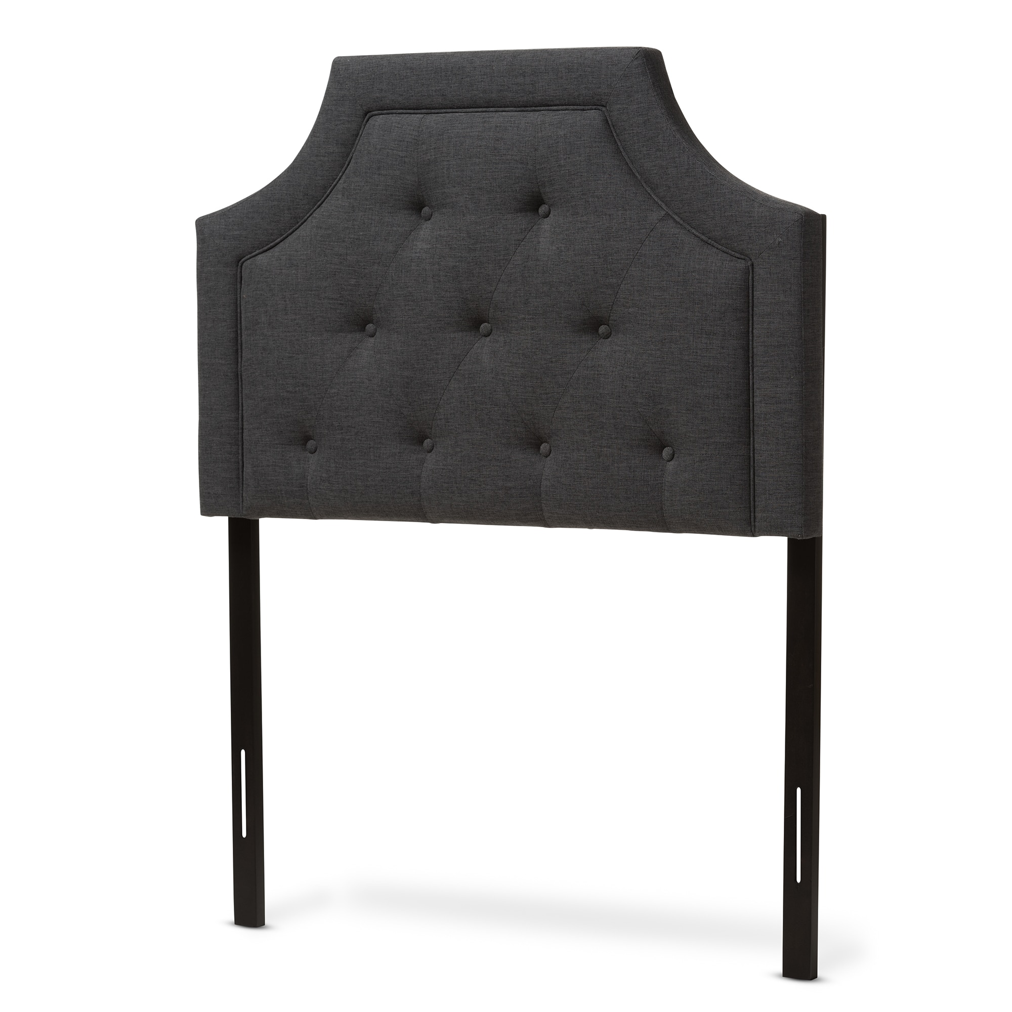 Baxton Studio - Mars Modern and Contemporary Fabric Twin Size Headboard - Dark Gray price history on PriceWatchPro
