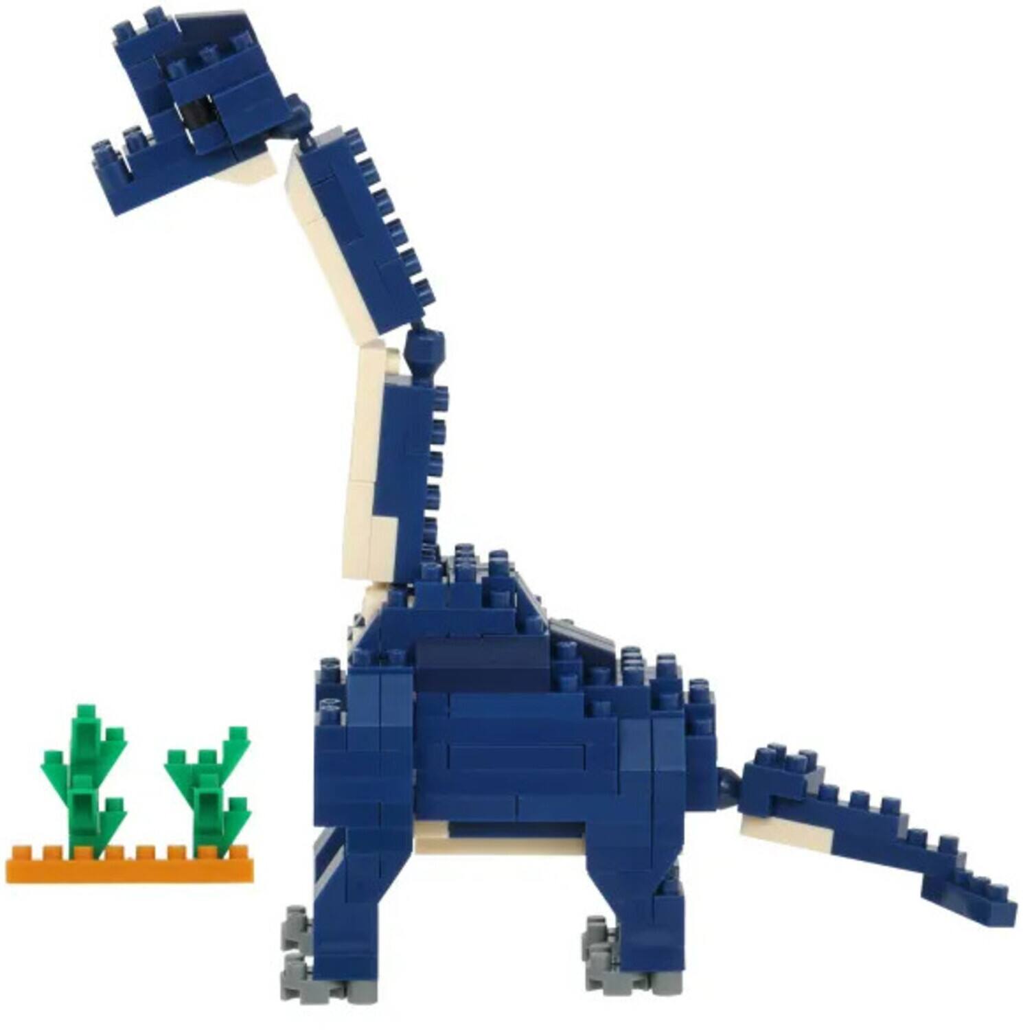 Alt View 1. Bandai - Nanoblock - Dinosaurs - Collection Series - Brachiosaurus Building Kit   - Collectibles - Multicolor.