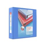 Staples - Heavy Duty 3" 3-Ring View Binder, D-Ring - Periwinkle