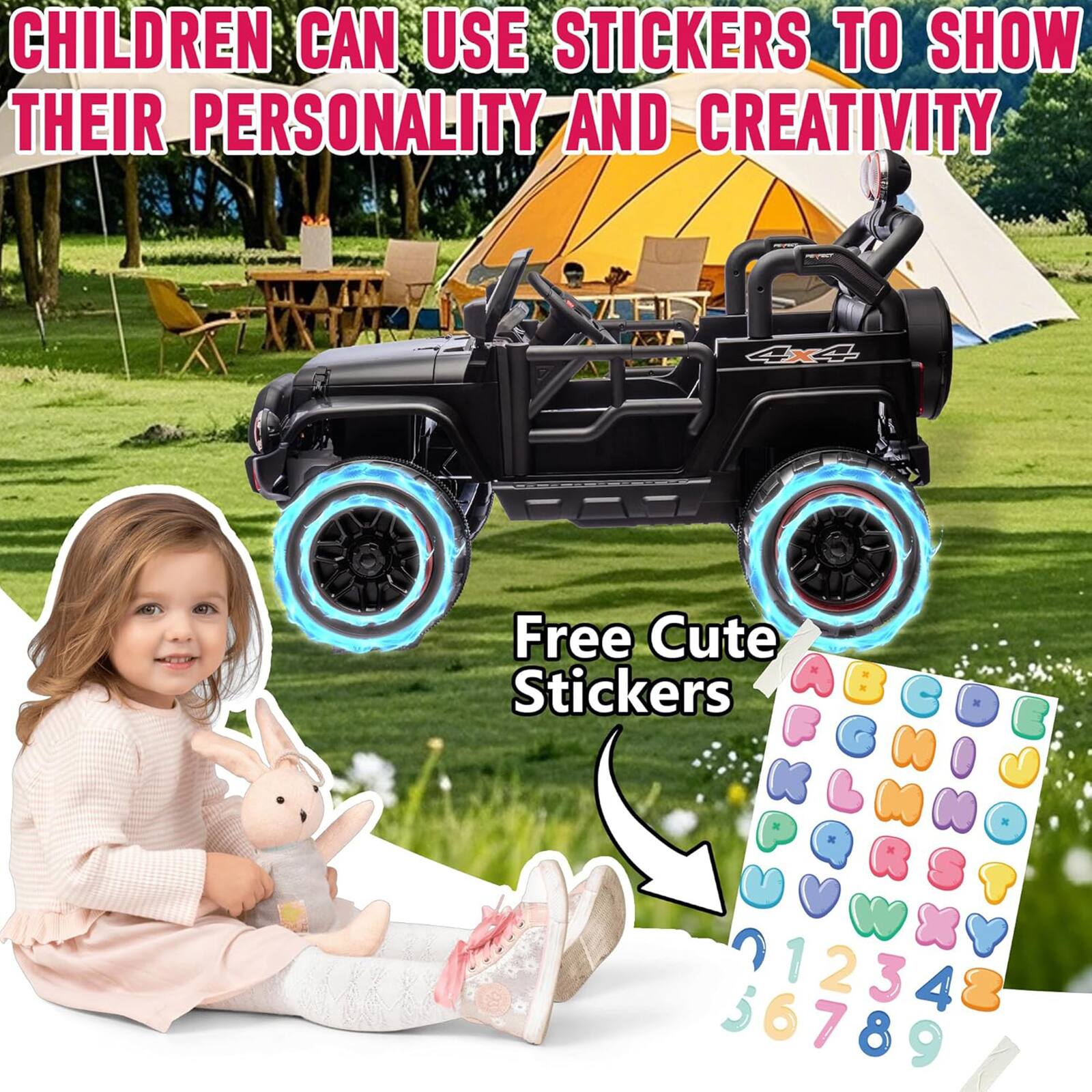 CHILDREN CAN USE STICKERS TO SHOW THEIR PERSONALITY AND CREATIVITY

Free Cute Stickers