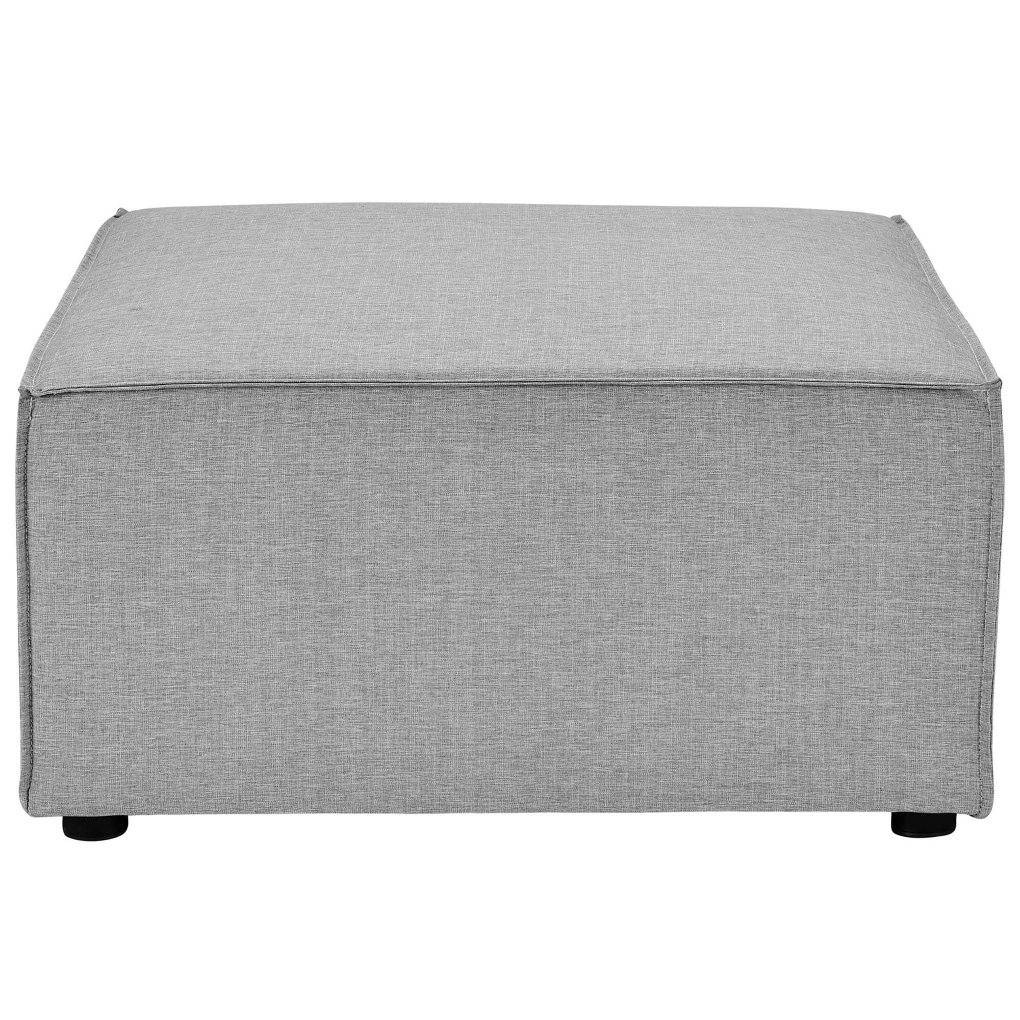 Alt View 1. Modway - Saybrook Outdoor Patio Upholstered Sectional Sofa Ottoman by Modway - Gray.
