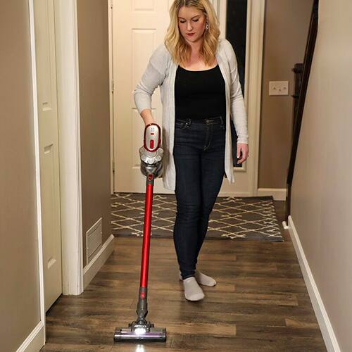 Alt View 11. Atrix - Atrix - Rapid Red Cordless Stick Vacuum - RED.