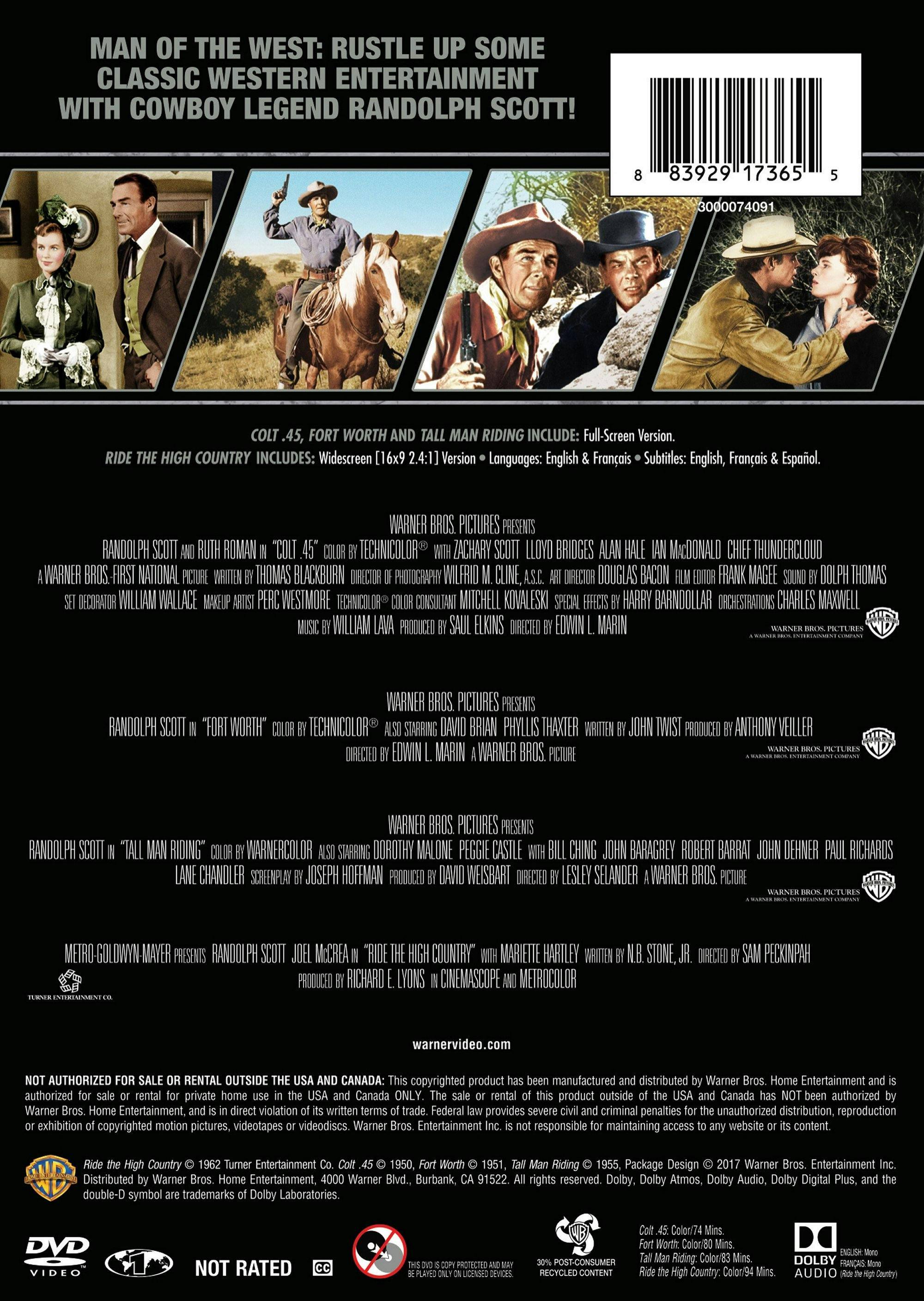 Angle. Randolph Scott Collection (Box Set) [DVD].