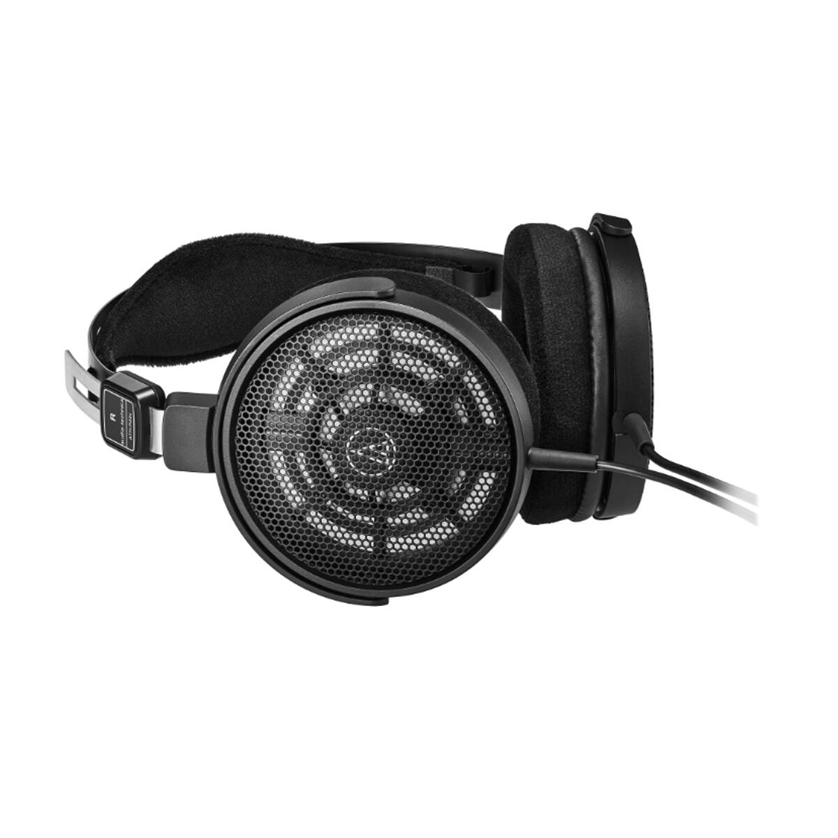 Alt View 4. Audio-Technica - Audio-Technica ATH-R30x Over-Ear Open-Back Headphones (Black) - Black.