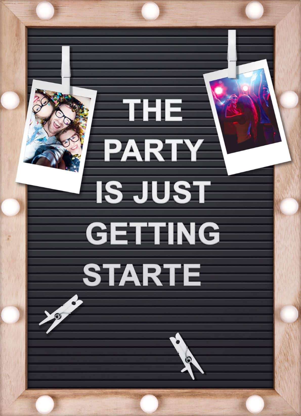 Front. Merkury Innovations - LED Cafe Letter Board - Multi.