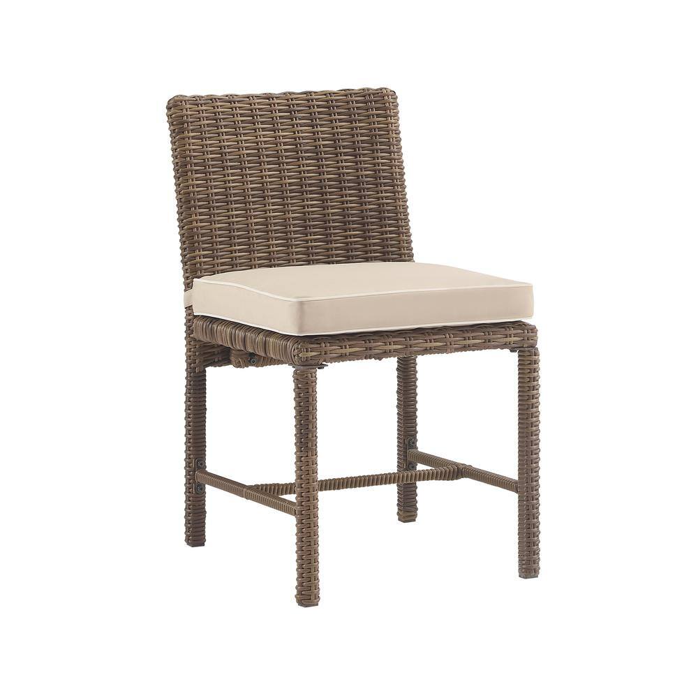 Alt View 1. Crosley Furniture - Bradenton 2Pc Wicker Outdoor Dining Chair Set - 2 Dining Chairs - Sand.