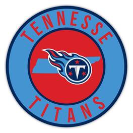 Fan Creations - Tennessee Titans 15" State Circle Sign - Multicolor