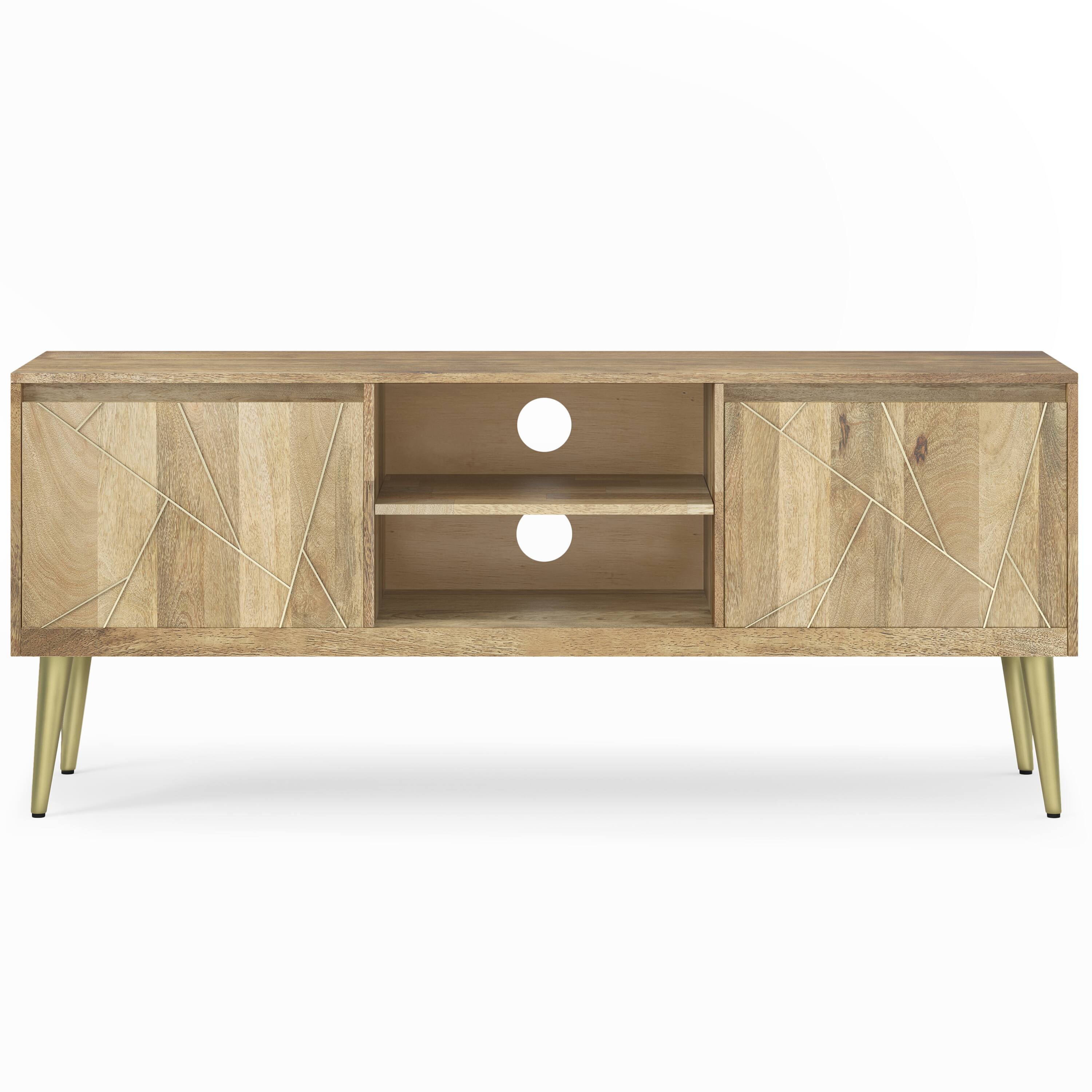 Alt View 12. Simpli Home - Jager TV Media Stand - Natural.