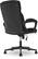 Alt View 19. Serta - Hannah Upholstered Executive Office Chair with Headrest Pillow - Smooth Bonded Leather - Black.