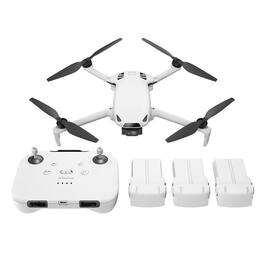 SKYROVER - S1 4K Drone Fly More Combo with Remote Controller, White