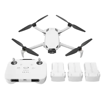 Front. SKYROVER - Skyrover S1 4K Drone Fly More Combo with Remote Controller, White.