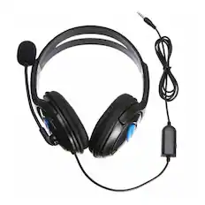Front. Kitcheniva - Stereo Wired Gaming Headsets Headphones With Mic For PS4 Playstation 4 PC Laptop - Black.