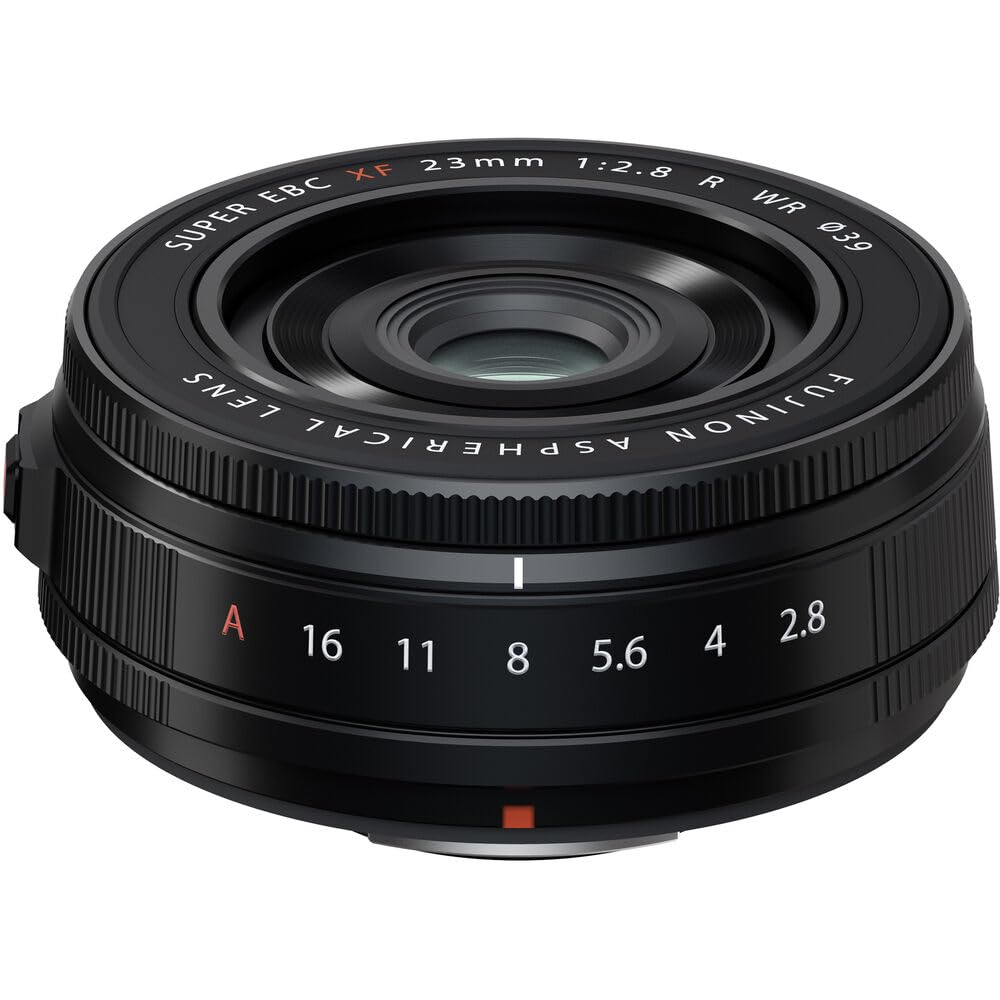 Fujifilm XF 23mm f/2.8 R WR Lens (Black) Bundle with Advanced