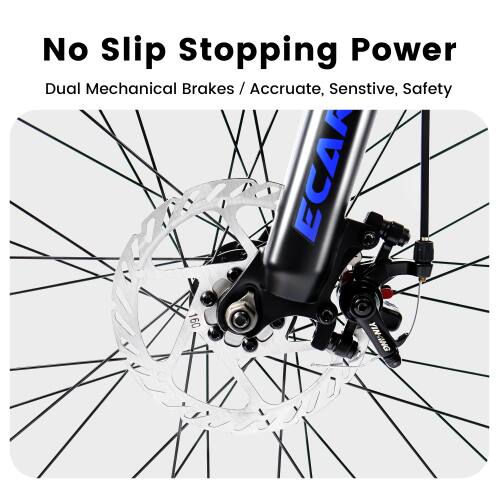 No Slip Stopping Power  
Dual Mechanical Brakes / Accurate, Sensitive, Safety  

ECA 160 YINGING
