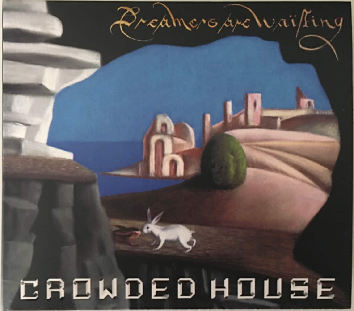 Crowded House - Dreamers Are Waiting - Blue, Bone White & Black Tri-color Colored Vinyl  - VINYL LP