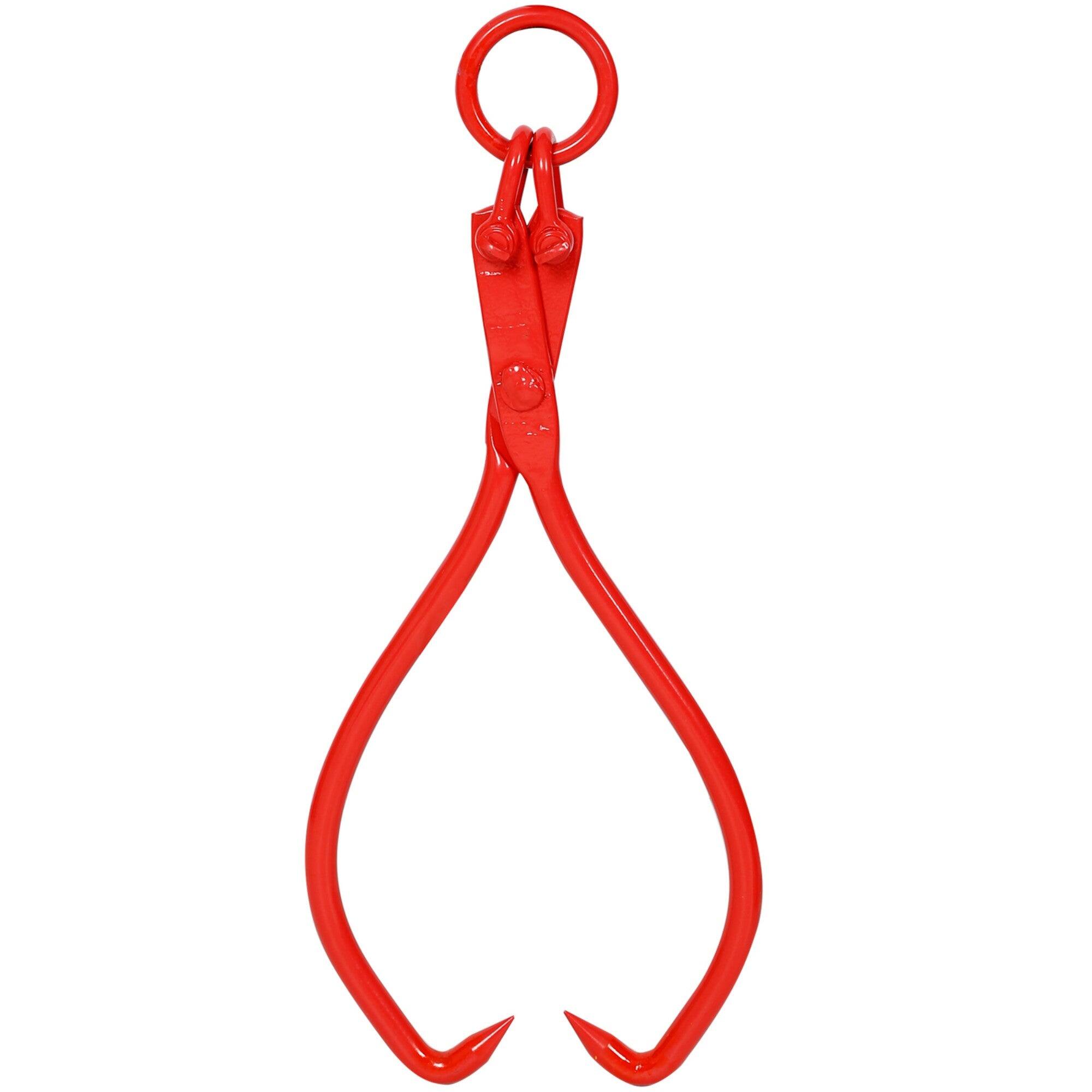 Front. Boyel Living - 25 in Red Steel Wood Lifting Clamp with Ring Sliding Pliers.