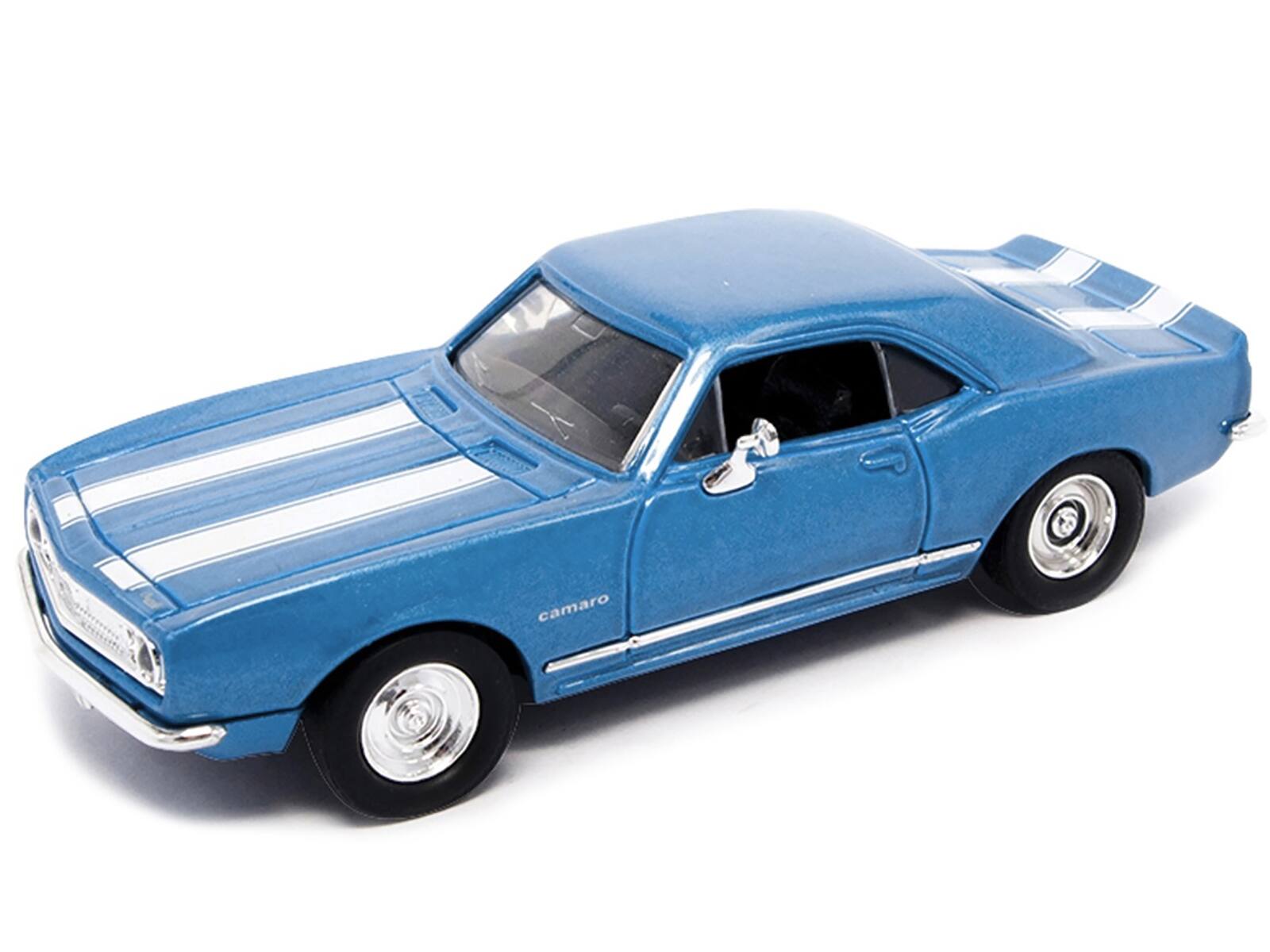 Alt View 1. Road Signature - 1967 Chevrolet Camaro Z-28 Blue 1/43 Diecast Model Car by Road Signature.