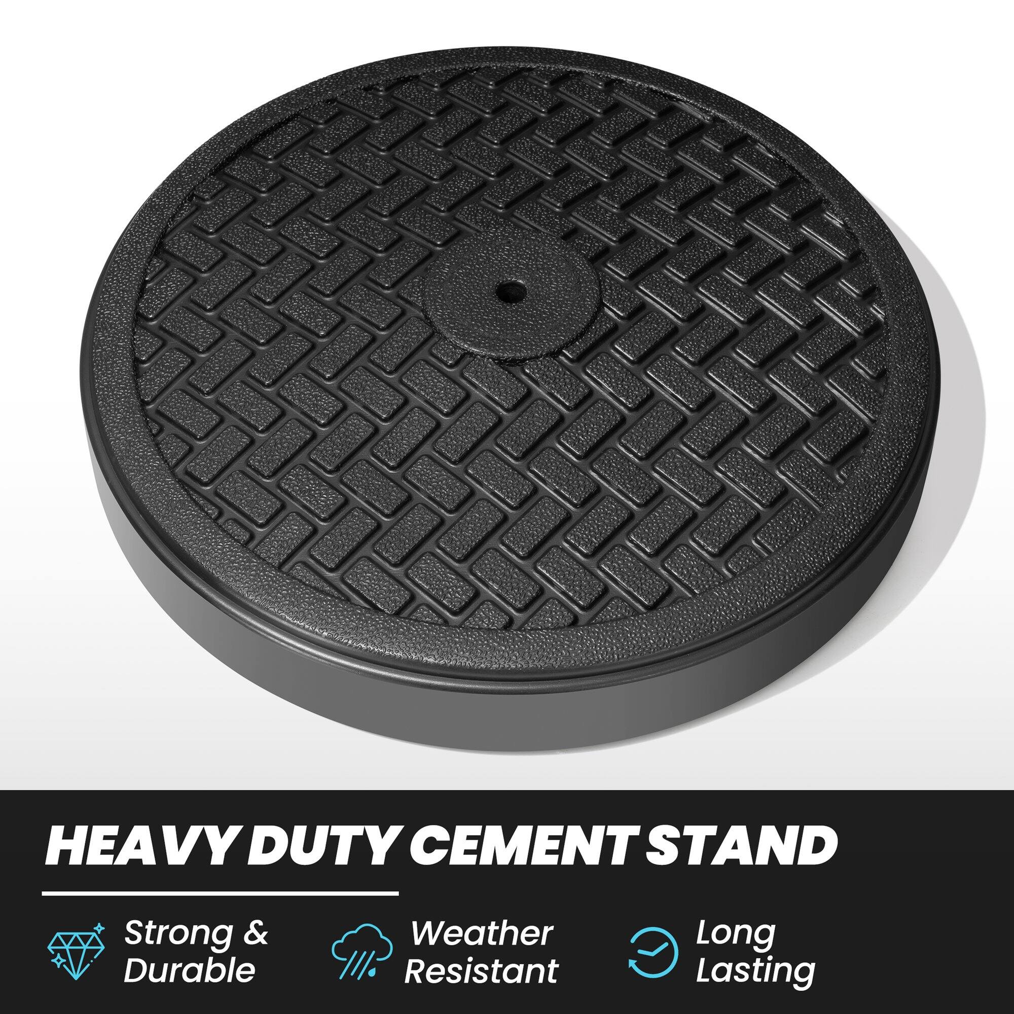 HEAVY DUTY CEMENT STAND

- Strong & Durable
- Weather Resistant
- Long Lasting