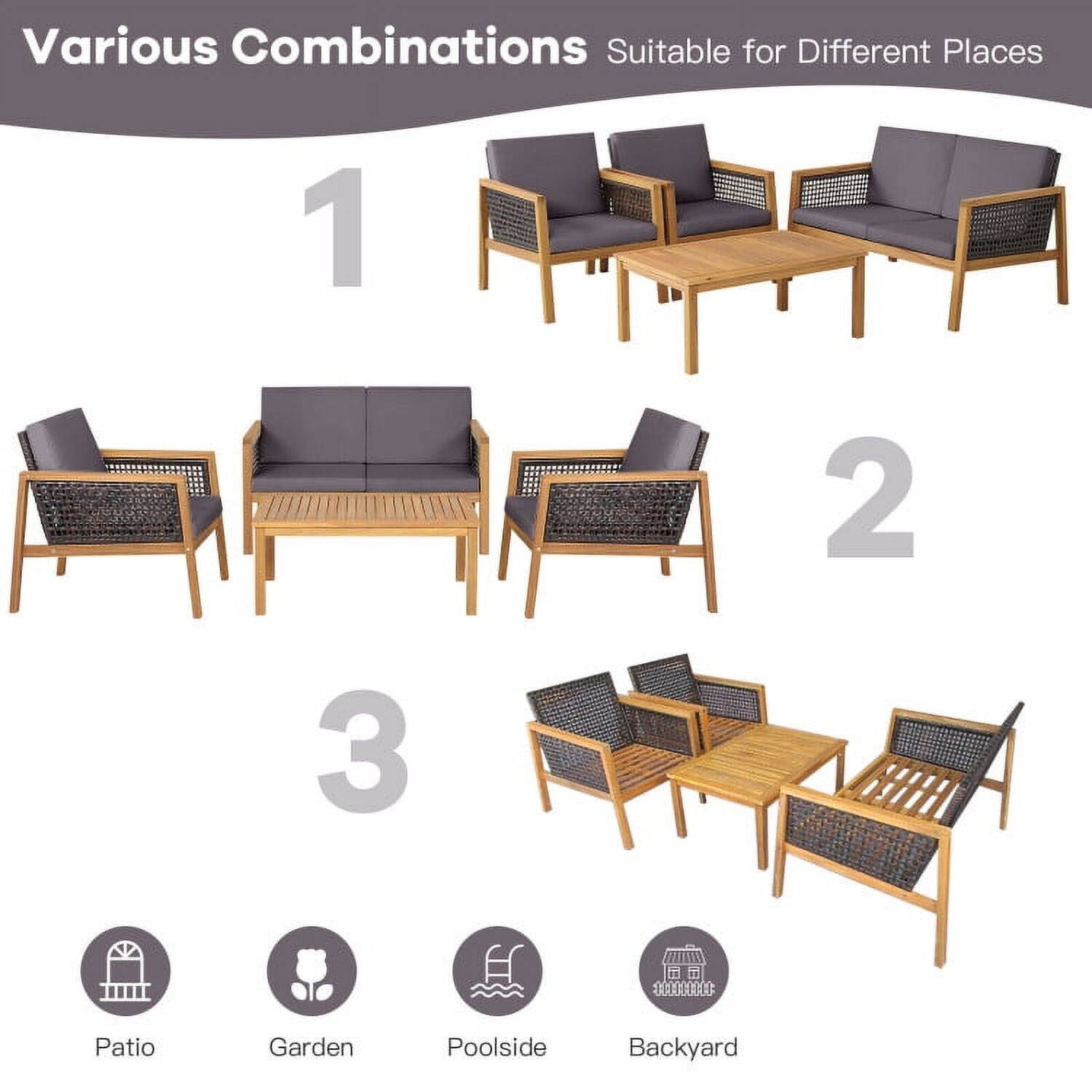 Various Combinations Suitable for Different Places

1. Patio
2. Garden
3. Poolsideside
4. Backyard