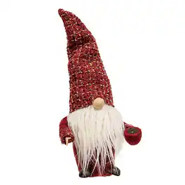 BreeBe - *Stuffed Coffee Time Gnome - 15"H - Red