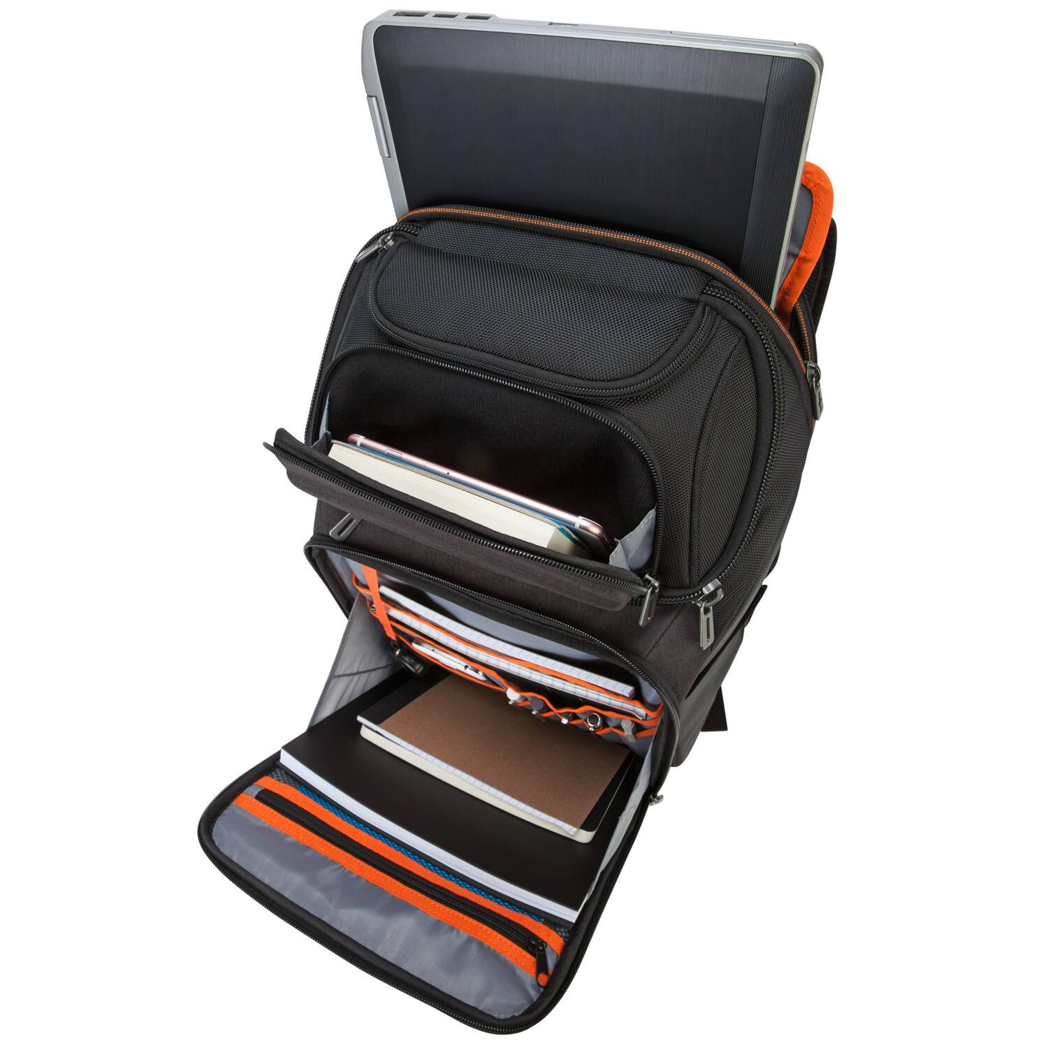 Alt View 5. Targus - 15.6” CitySmart EVA Pro Backpack - Black.