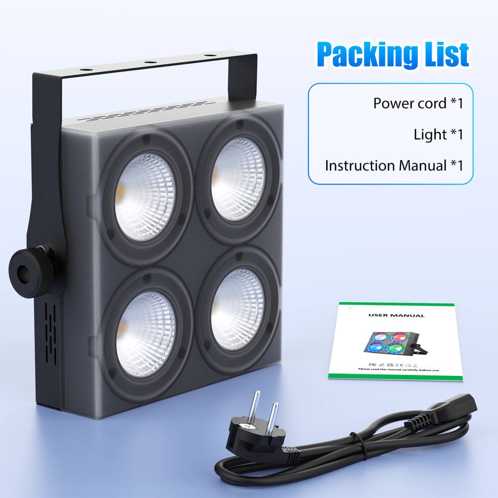 Packing List

- Power cord *1
- Light *1
- Instruction Manual *1

USER MANUAL

Please read the manual carefully before use.