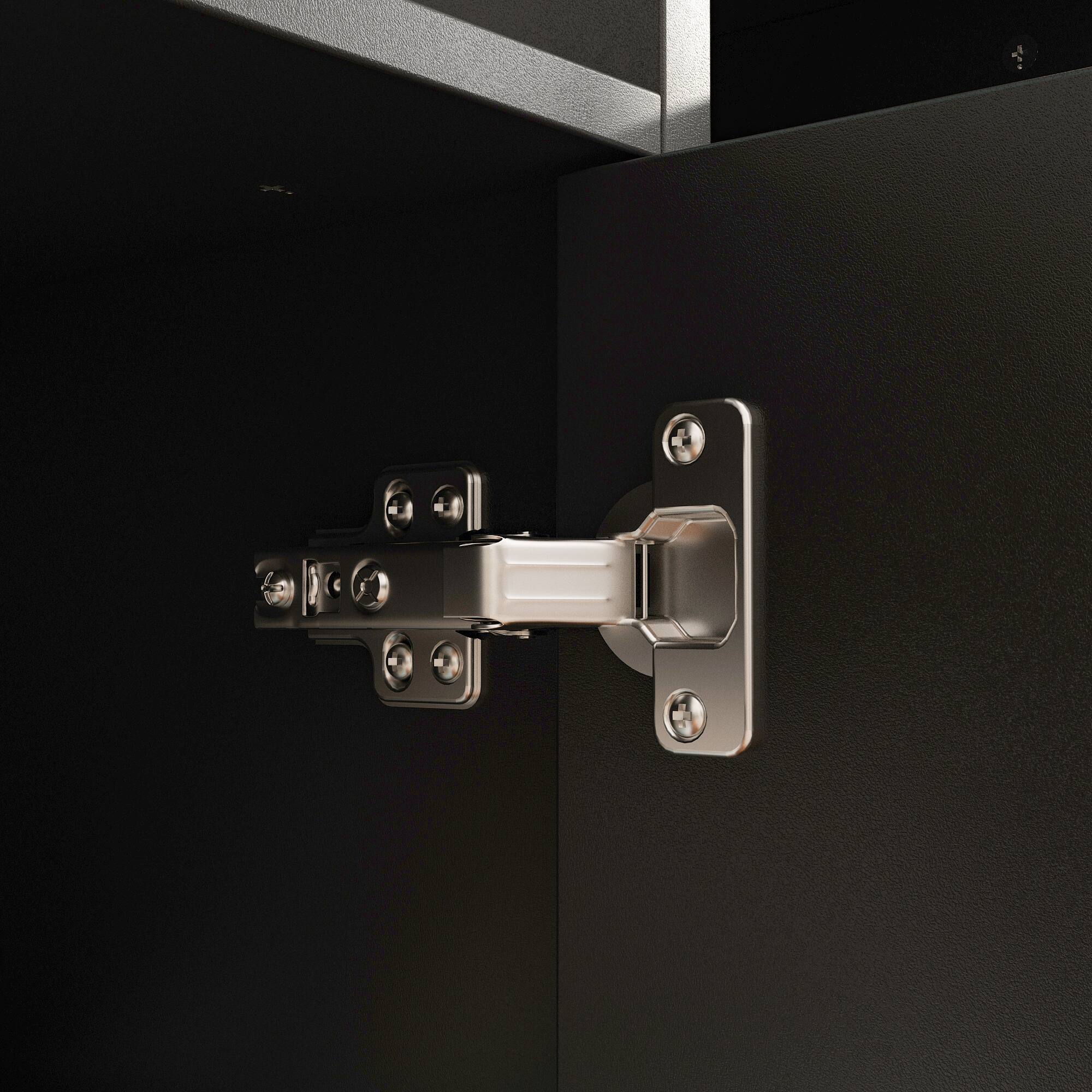 Alt View 6. Famapy - Famapy Enclosed Entertainment Center Upto 60 - Inch TVs Cable - Managed TV Stand - Black.