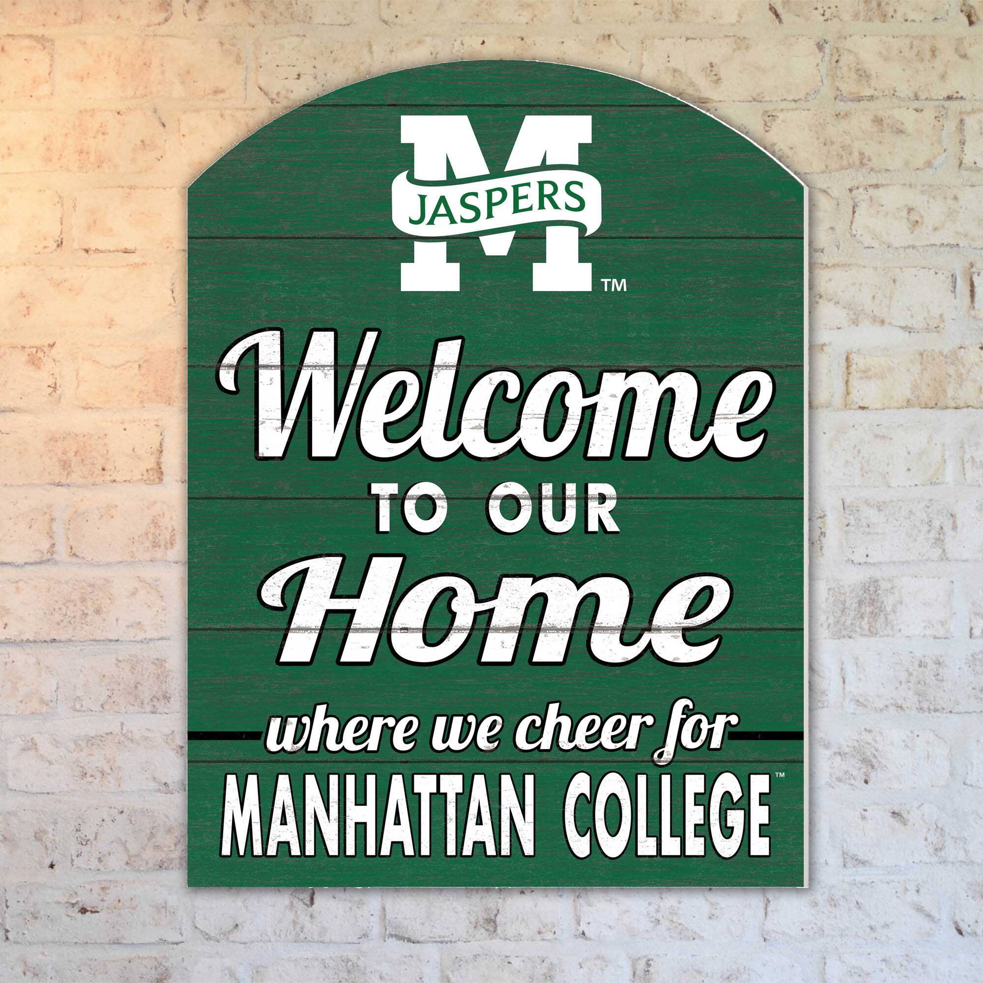 JASPERS TM  
Welcome to our Home  
where we cheer for MANHATTAN COLLEGE