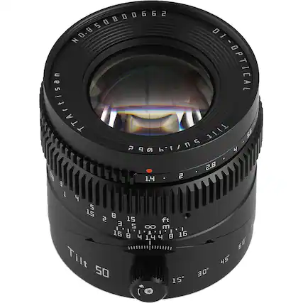 NOBSOBOOGGE TTArtisan DI - OPTICAL Tilt 55 296.1/05 2.8 1.4 2 1 4 1.5 5 15 ft E 5 8 m 16 4 4 8 02 Tilt 50 30 45 15