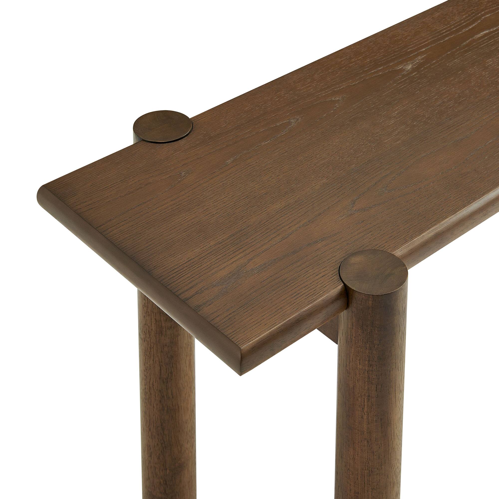 Alt View 4. Modway - Taschen Console Table by Modway - Walnut.