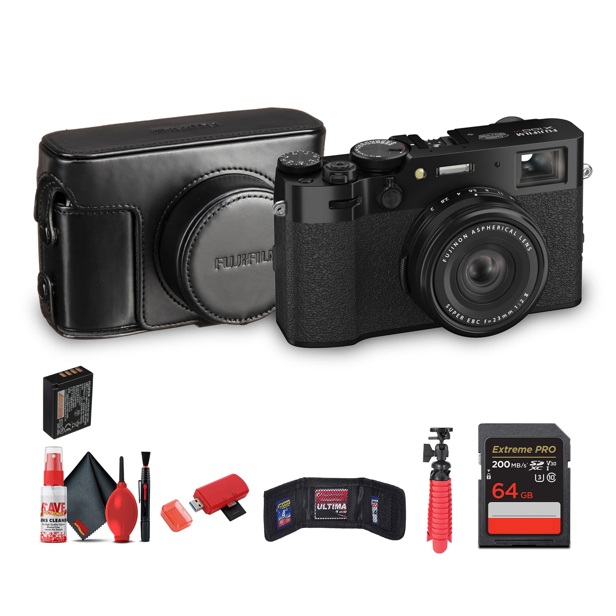 Fujifilm - X100VI Digital Camera - Black