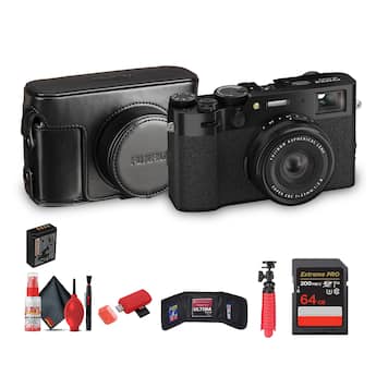 Bundle Fujifilm X100VI Digital Camera With LC X100VI Leather Case Bundle Fujifilm X100VI Digital Camera With LC X100VI Leather Case