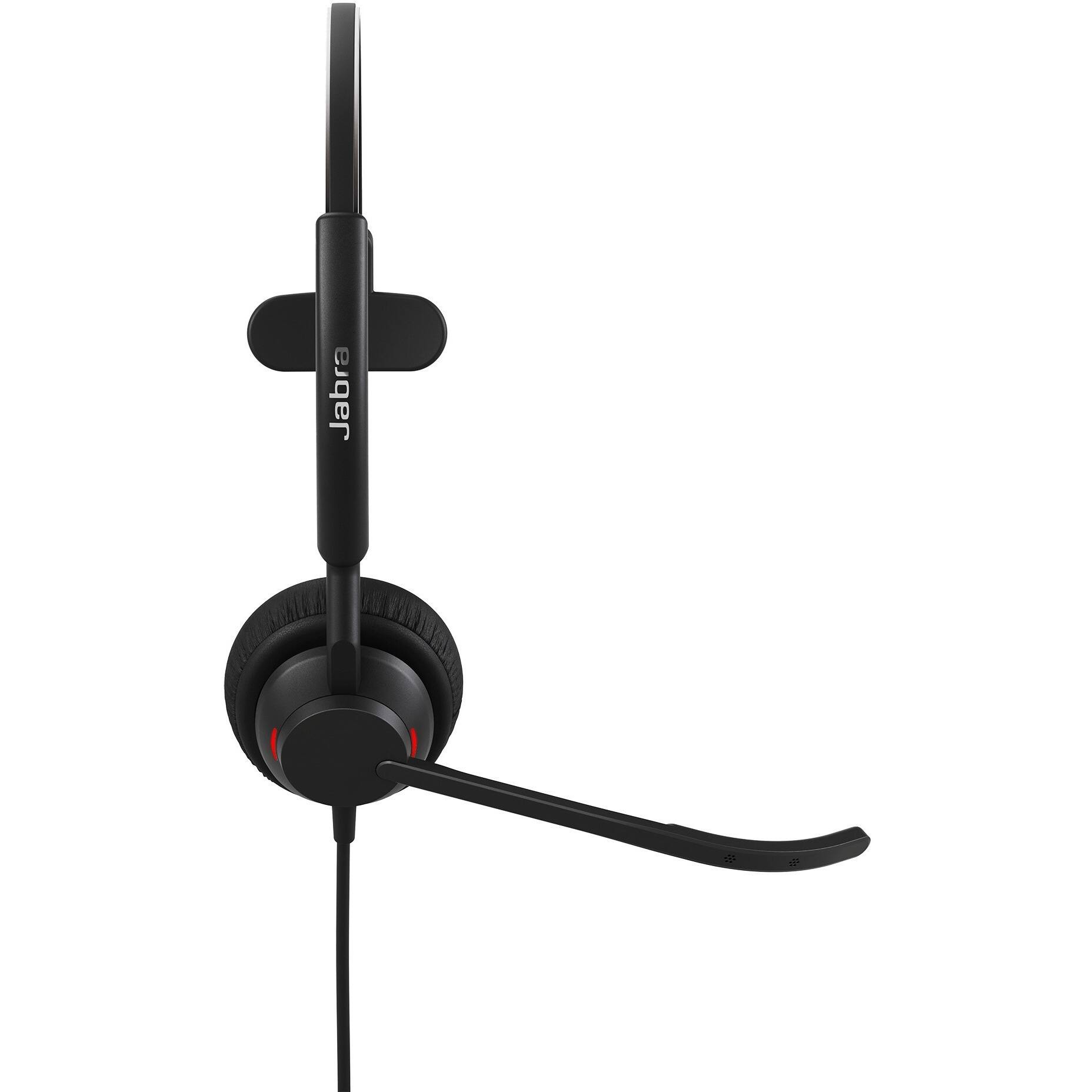 Alt View 2. Jabra - Jabra Engage 50 II Headset - Mono - USB Type A - Wired - 50 Hz to 20 kHz - On-ear - Monaural - Ear-cup - MEMS Technology - Red.
