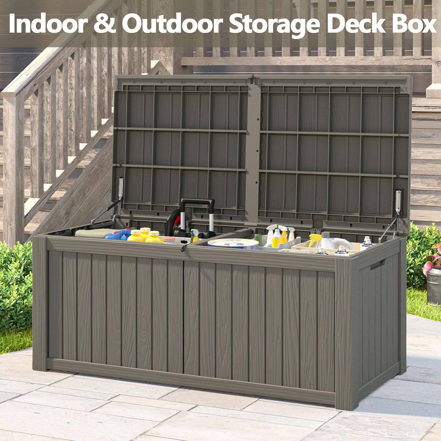 Indoor & Outdoor Storage Deck Box
