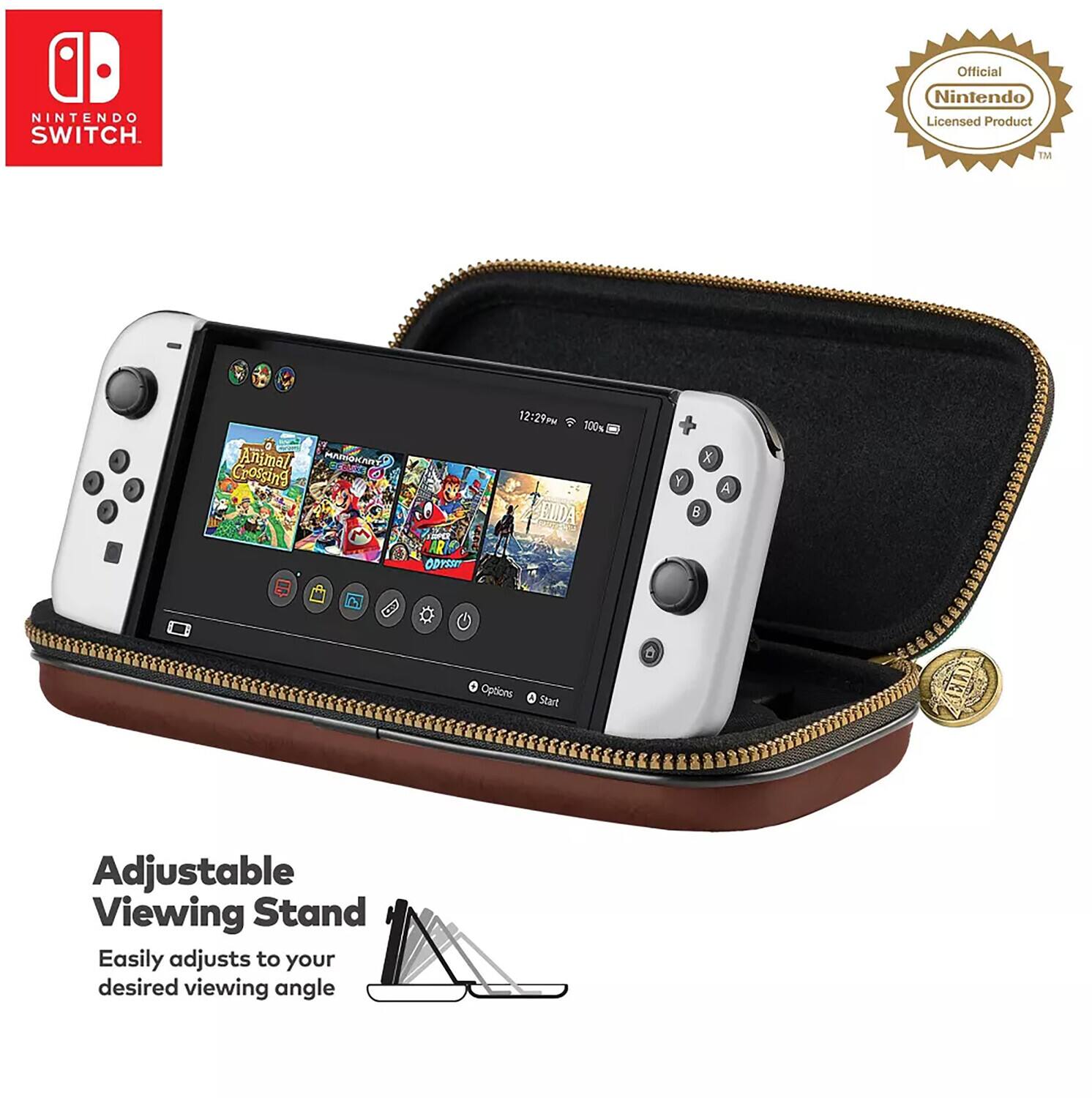 **Nintendo Switch**

**Official Nintendo Licensed Product**

**Adjustable Viewing Stand**

Easily adjusts to your desired viewing angle