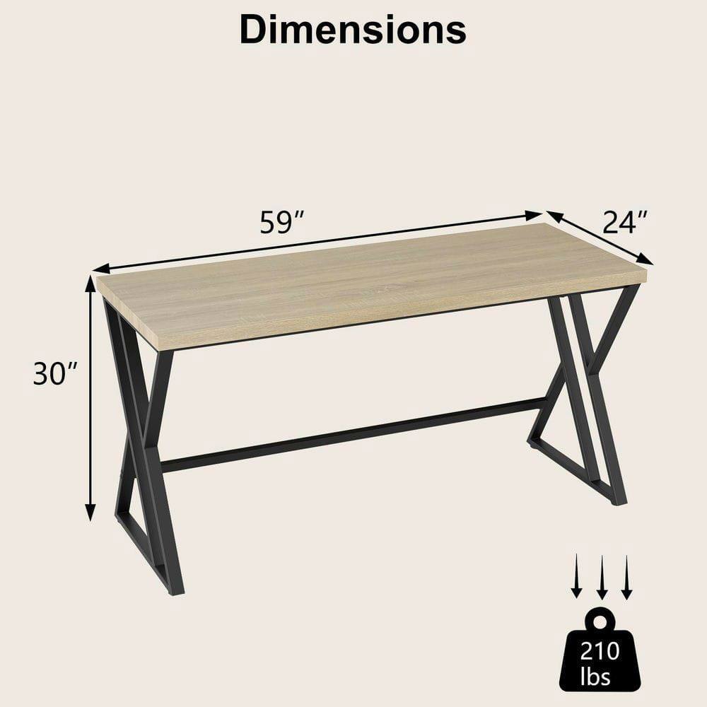 Dimensions: 59" x 24" x 30", 210 lbs