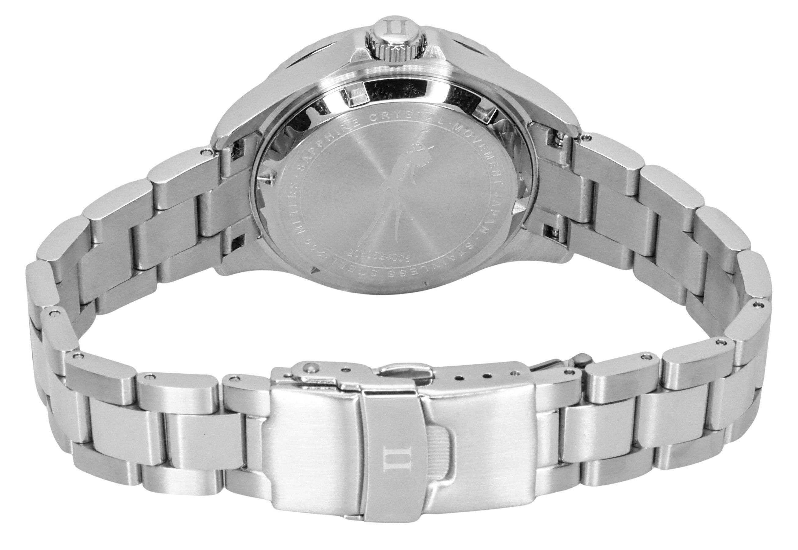 Sure, here is the corrected text:

- Sapphire Crystal
- Movement
- Japan
- Stainless Steel
- 2081524009
- Stainless Steel