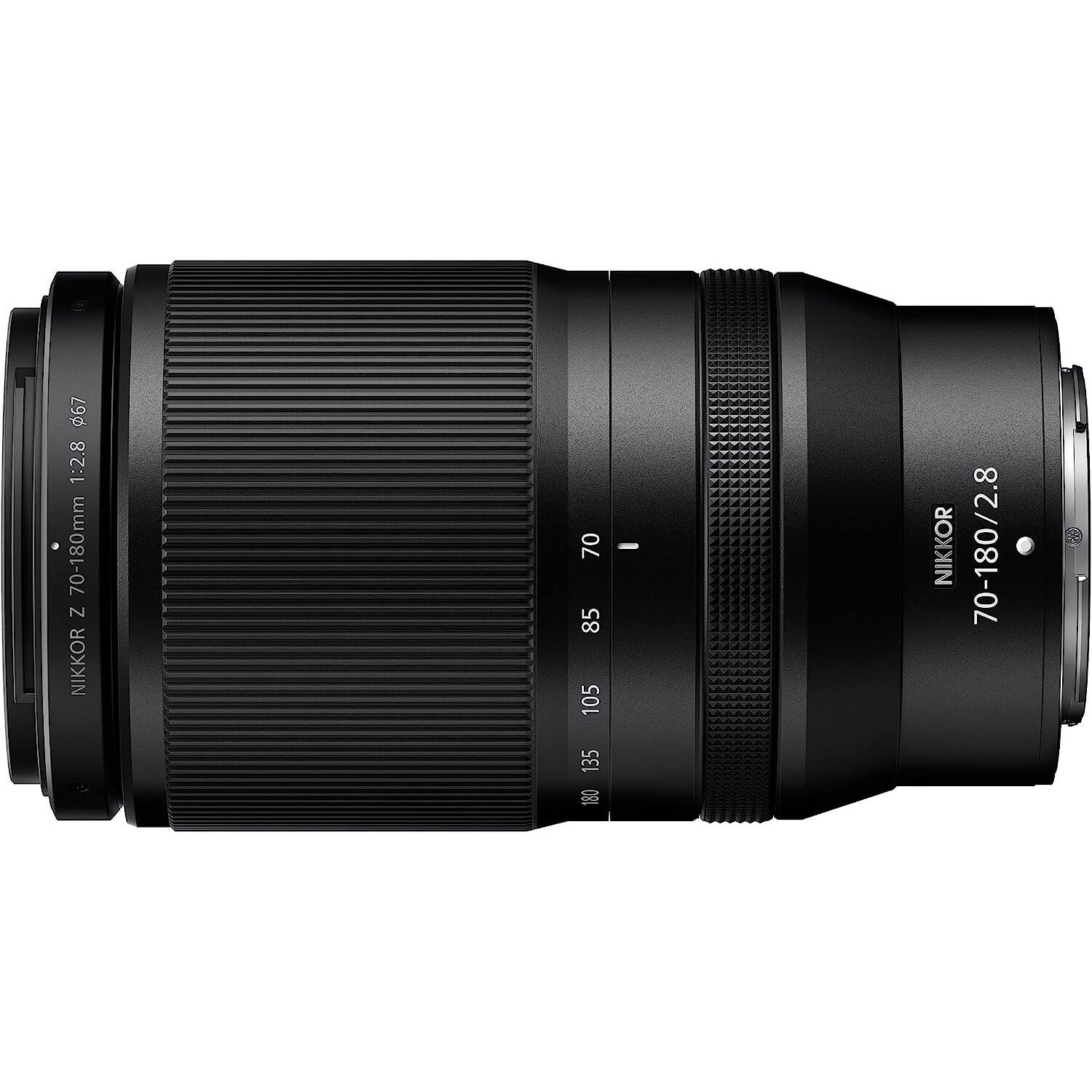 67 1:2.8 70-180mm Z NIKKOR 70 85 105 135 180