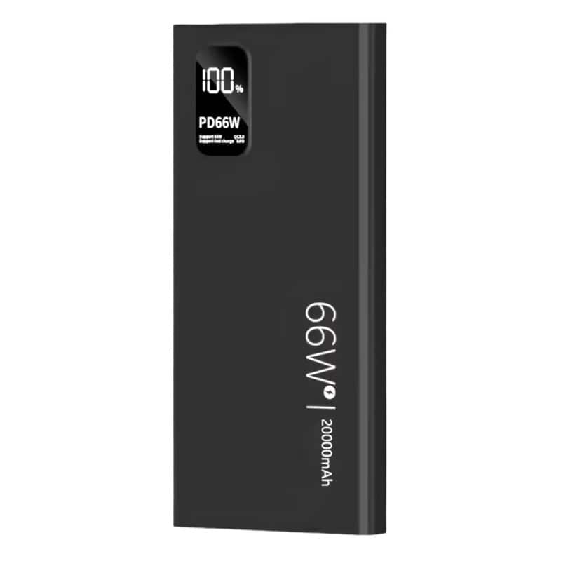 Luckbyte - 20000mAh Fast Charging Portable Power Bank - 66W High Speed Battery Pack with LED Display & USB-C for iPhone & Samsung