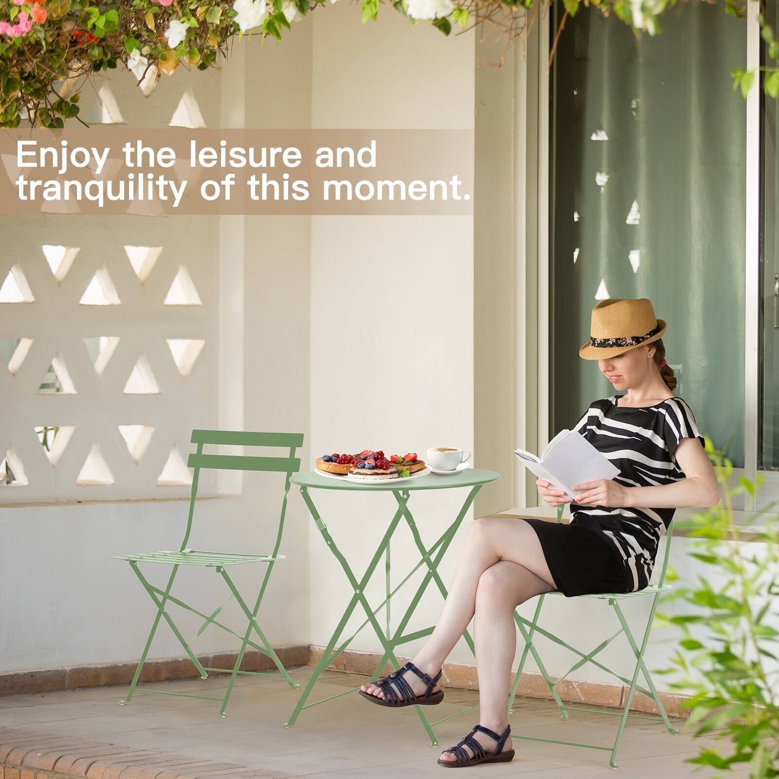 Enjoy the leisure and tranquility of this moment.