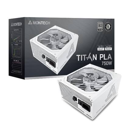 MONTECH
MONTECH 80 PLUS LM
LETIE 10 PR
ae3 3.1 1 5.1
READY READY
TITAN PLA
750W