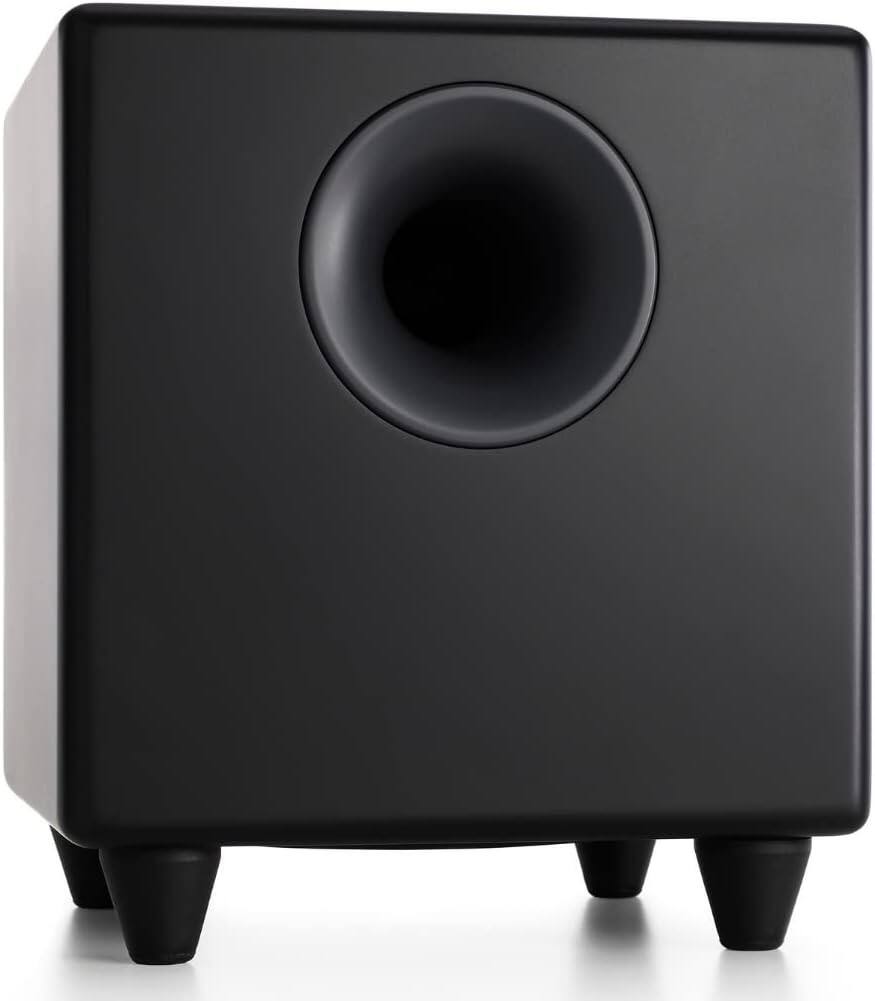 Left. Audioengine - S8 Wireless Subwoofer - Black.