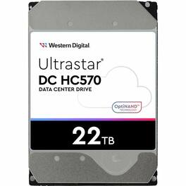 Western Digital - HGST Ultrastar DC HC570 WUH722222ALE6L1 22 TB Hard Drive - 3.5" Internal - SATA (SATA/600) - Conventional Magnetic