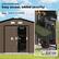 DOUBLE SLIDING DOORS
Easy access, added security
Padlock not included
4.5 ft
5 ft
Small ramp for wheeled items