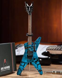 Axe Heaven - Dimebag Darrell - Dimebag Darrell Pantera Far Beyond Driven Dean Mini Guitar Replica - Collectibles - Multicolor