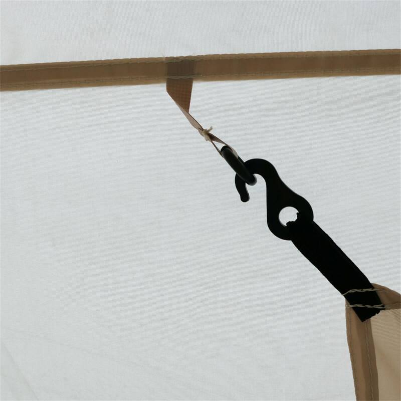 Alt View 5. HTUTWOO - Inflatable Tent for Camping - SUV Tent, Easy Setup 4 Season Waterproof Oxford Air Glamping Tent for 4/6/8 Person Adult - Beige.